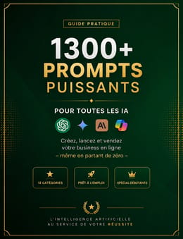 🚀 1300+ Prompts IA pour Lancer un Business Rentable Même Sans Rien Connaître à l'IA