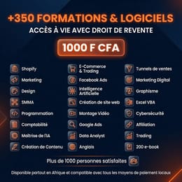 +350 Formations vidéos et logiciels