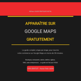 📍Guide PDF : Apparaître sur Google Maps