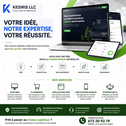 Développement d'applications Web et Mobiles sur mesure