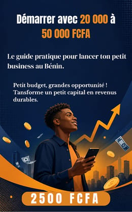E-book sur DÉMARRER AVEC 20 000 À 50 000 FCFA