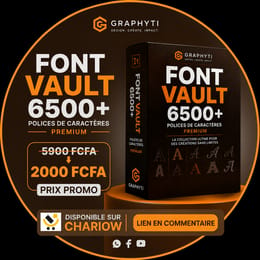 GRAPHYTI — FONT VAULT 6500+ | Collection de Polices Premium