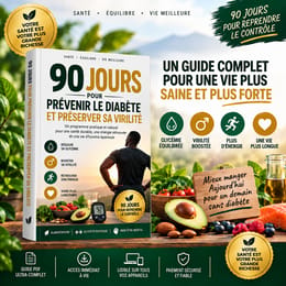 Guide Complet Anti-Diabète – prévenir le diabète et préserver ce qui fait de toi un homme en 90Jours