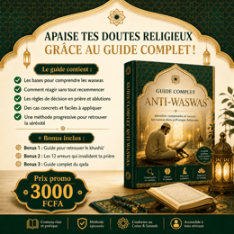 Guide Complet Anti-Waswas – comprendre et apaiser les pensées qui perturbent ton adoration d'Allah