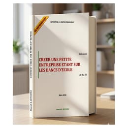 COMMENT CREER UNE PETITE ENTREPRISE ETANT SUR LES BANCS DE L'ECOLE ?, DE A à Z