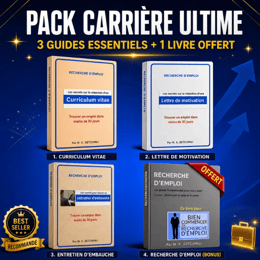 PACK CARRIERE ULTIME : 3 Guides Essentiels + 1 Livre Offert !