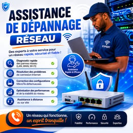 Assistance Réseau 24/7 : Diagnostics et Réparations Express