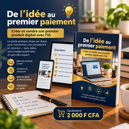 De l'idée au premier paiement : créer et vendre son premier produit digital avec l'IA