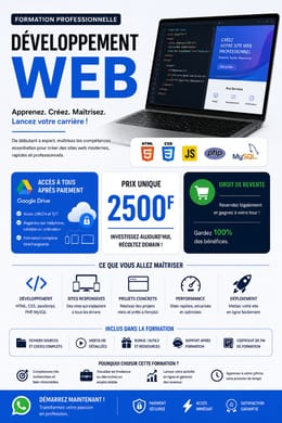 Formation en Développement Web