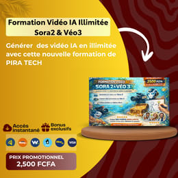 Formation Vidéo IA Illimitée  Sora2 & Véo3