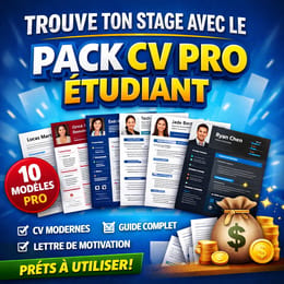 Pack CV Pro Étudiant