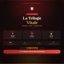 Pack Santé Cardio-Vasculaire : 3 Guides Complémentaires pour une prévention intégrale