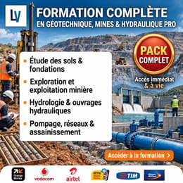 GÉOTECHNIQUE, MINES ET HYDRAULIQUE