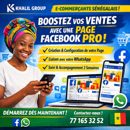 Page Facebook professionnelle