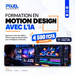 Formation professionnelle en création de vidéos Motion Design avec l’Intelligence Artificielle