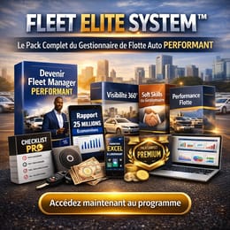 PACK COMPLET DU GESTIONNAIRE DE FLOTTE AUTO PERFORMANT
