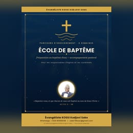 École de Baptême — parcours de préparation en 4 semaines