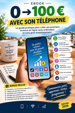 0 → 100 € avec son téléphone