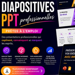 Diapositives PPT professionnelles prêtes à l’utilisation
