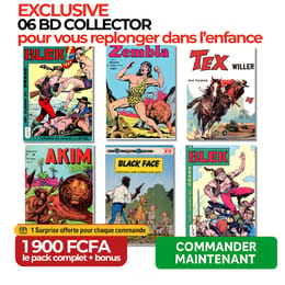 6 BD Collector = 1900 FCFA