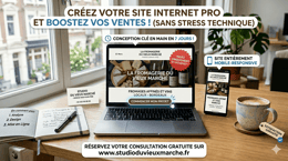 Votre site web pro en 7 jours sans stress technique : Payez uniquement si vous êtes satisfait !