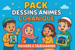 pack de +299 Dessins Animés Coraniques, Coran Audio, Histoires, Jeux Islamiques, 🎁 Bonus exclusifs.