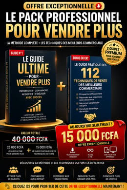 Boostez Vos Ventes: Pack Professionnel Ultime pour Vendre Plus