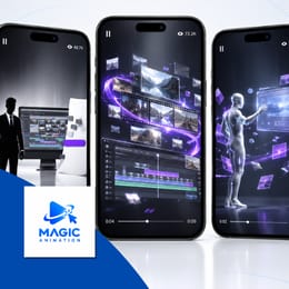 Magic Animation - Prompt Explainer Silhouette Costume & Violet