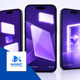 Magic Animation - Prompt Collage Éditorial Bold à Couleur de Marque