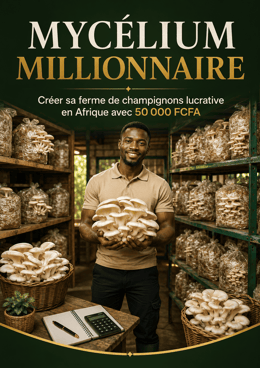 Mycélium Millionnaire : Créer sa ferme de champignons lucrative en Afrique avec 50 000 FCFA