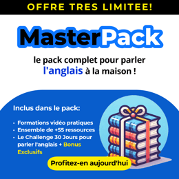 MasterPack Anglais pour autodidactes (Masterclass + ressources bonus)