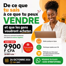 De ce que tu sais à ce que tu peux vendre