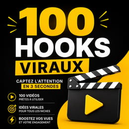 100 HOOKS VIRAUX — Captez l’Attention en 3 Secondes