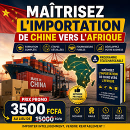 Maîtrisez l'importation de Chine vers l'Afrique : Programme téléchargeable