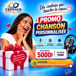 CHANSONS PERSONNALISÉS PROMO 5000F