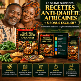 Votre Kit Guides Complet Glycémie Stable 14 Jours™ avec des recettes anti-diabètes africains 👇