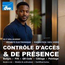 Formation installation de contrôle d'accès et gestion de temps de présence