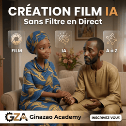 ICI vous suivez comment j'ai crée ce Film IA  en Direct et Sans Filtre