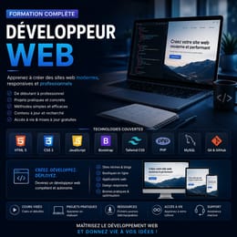 Formation Développeur Web: Créez Sites Pro en 8 Semaines – Boostez Votre Carrière