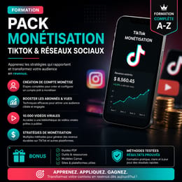 Monétisez TikTok Rapidement: Pack Décisif pour Gains Immédiats