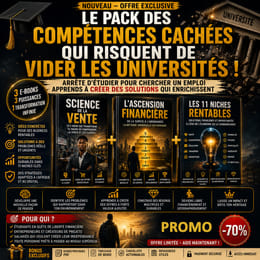 LE PACK DES COMPÉTENCES CACHÉES QUI RISQUENT DE VIDER LES UNIVERSITÉS