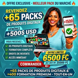 Toutes les formations à  revendre