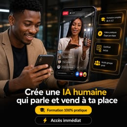 Crée une IA humaine qui parle et vend à ta place