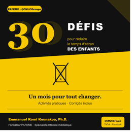 30 DÉFIS pour réduire le temps d'écran des enfants