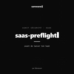 saas-preflight, audit sécurité avant lancement