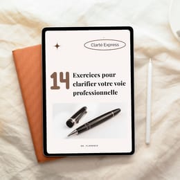 E-book "14 Exercices pour clarifier votre voie professionnelle"