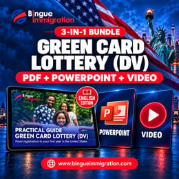 Green Card Lottery (DV) 3-in-1 Pack: PDF Guide + Video + Presentation