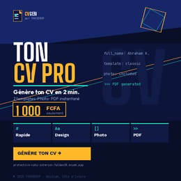 GENERATEUR DE CV