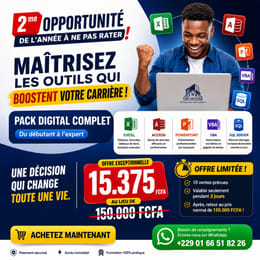 Formation Complète pour Maitriser Excel, Access, PowerPoint, SQL et VBA + Attestation de formation