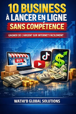 📘 10 Business en Ligne à Lancer Sans Compétence pour Commencer à Gagner de l’Argent sur Internet